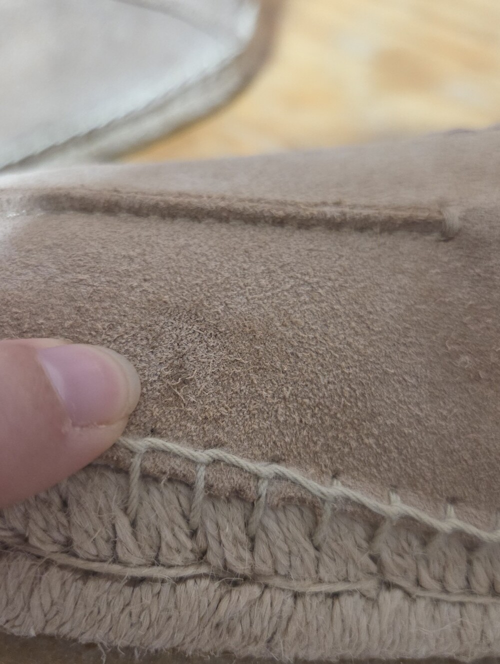 Coach Men's Reilly Espadrilles in a taupe suede colorway Mens Size 11.5D Slip On - Picture 4 of 14